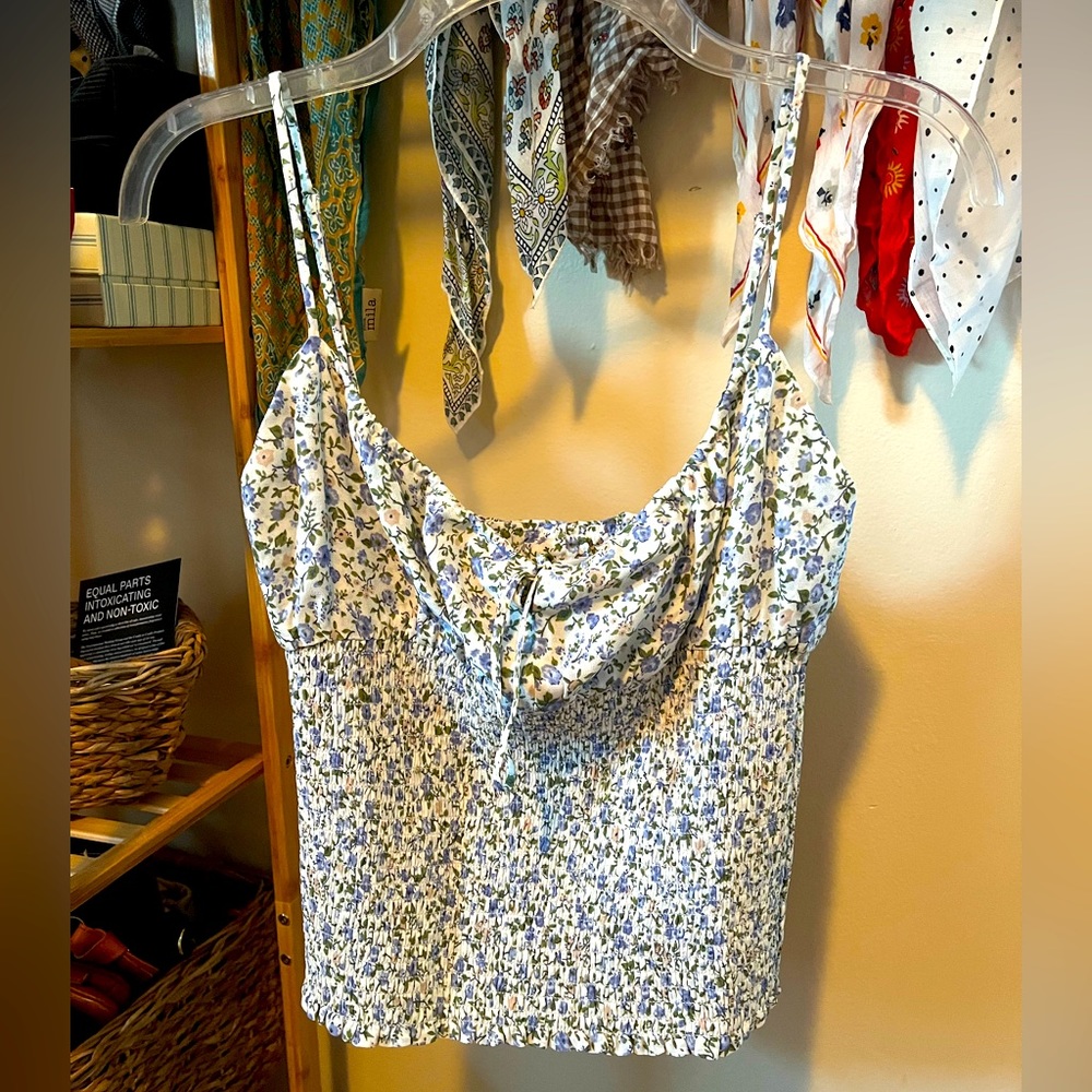 NWOT Smocked Reformation Bustier Top!